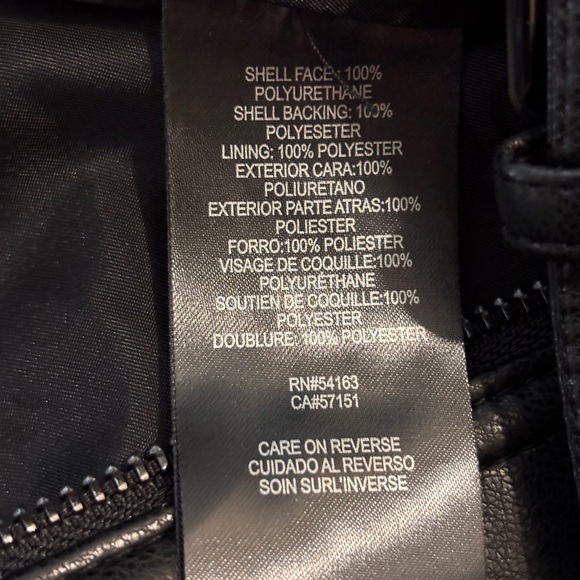 Kenneth Cole Faux Leather Jacket - Picture 6 of 7